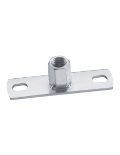Platine de fixation Avec Ecrou hexagonale M8 Acier zingué