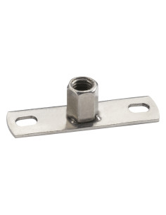 Platine de fixation Avec Ecrou hexagonale M8/M10 Inox A4