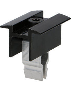 PINCE Fixation SOLAIRE 30X55 Aluminium Noir IN