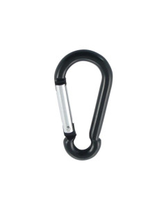 Mousqueton POMPIER 6X60 Noir Aluminium