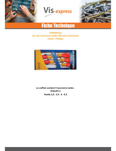 Jeu de 5 Tournevis Pour électricien 2