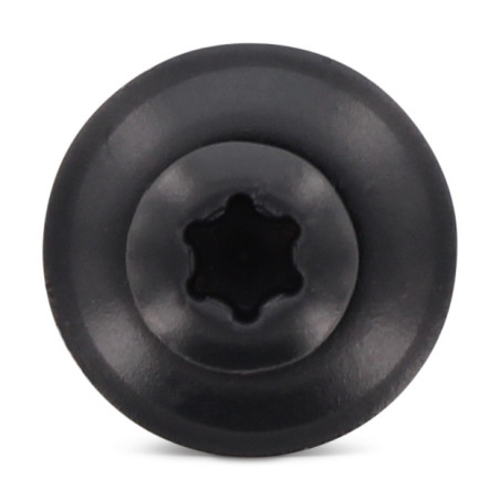Vis faitage Tête fraisée bombée TFB TORX T20 Inox A2 RAL7016 gris anthracite 4.5X35 Rondelle d'étanchéite EPDM