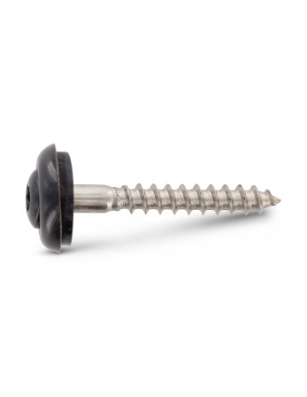 Vis faitage Tête fraisée bombée TFB TORX T20 Inox A2 RAL7016 gris anthracite 4.5X35 Rondelle d'étanchéite EPDM