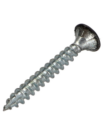 Vis bois TEKOR Tête fraisée Cranté 5X40 TORX T25 Pointe antifendage type 17 RAL9005 noir foncé