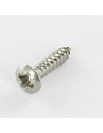 Vis tôle Tête fraisée bombée TFB Pozi 6.3X38 Inox A4
