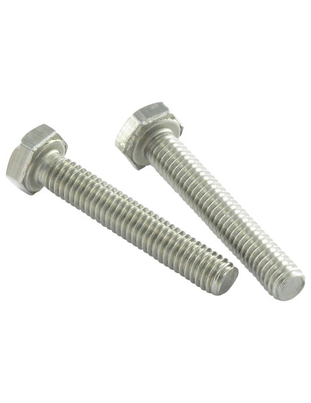 1 x Vis métaux Tête hexagonale TH M6X120 Inox A4