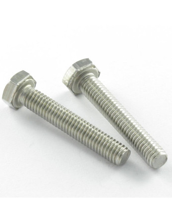 Vis métaux Tête hexagonale TH M8X10 Inox A4