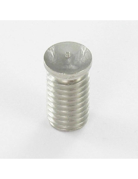 1 x Goujon fileté à souder Inox A2 M6X30