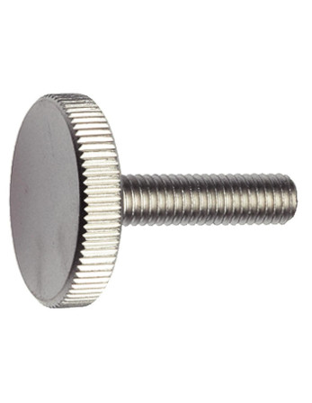 Vis métaux Moletée Basse Inox A1 M5X10