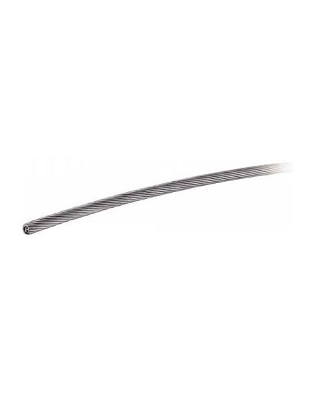 1 x Mètre de Câble monotoron Diamètre 1 Inox A4 1X19 Charge de rupture 80 kg (vendu au m)