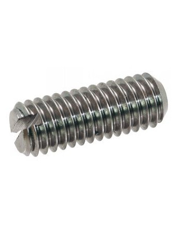 Vis métaux Sans tête Fendue Bout cuvette Inox A2 M4X5