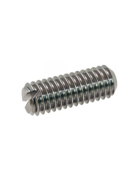 1 x Vis métaux Sans tête Fendue Bout cuvette Inox A2 M4X5