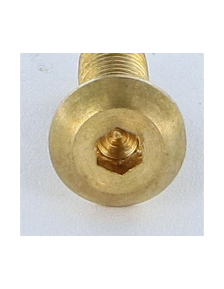 1 x Vis métaux BHC (Tête Bombée Hexagonal creux) M5X16 Clé de 3 HC3 Laiton