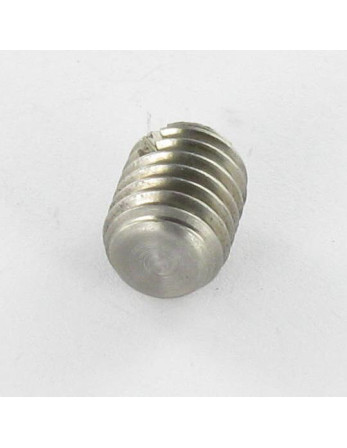 Vis métaux Sans tête Fendue Bout téton Plate M1.6X6 Inox A2 microvis