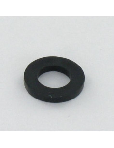 Rondelle Plate nylon noir 6.4X18X6