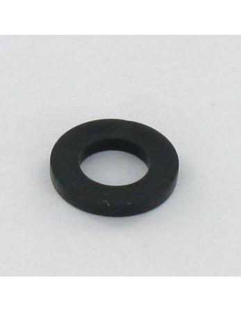 Rondelle Plate nylon noir 6.4X18X6
