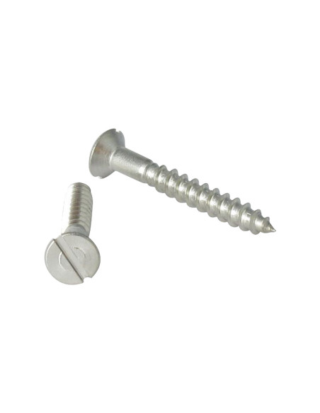 1 x Vis bois Inox A2 Tête fraisée Fendue 3.5X25