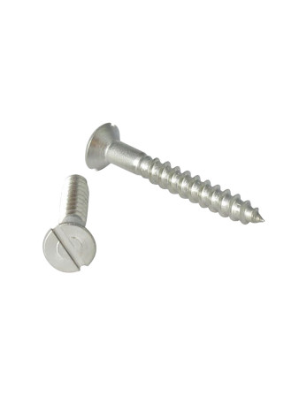 Vis bois Inox A2 Tête fraisée Fendue 4.5X45