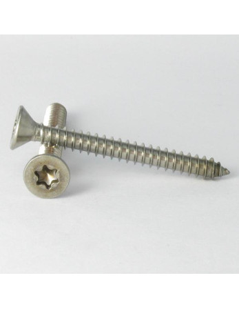 Vis tôle Tête fraisée 4.2X38 TORX T20 Inox A2