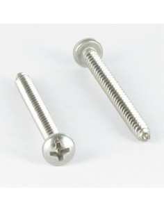 Vis tôle Tête cylindrique large TCL Phillips 3.5X45 Inox A2