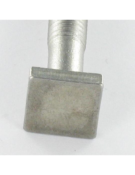 1 x Vis métaux M6X16 Tête Carrée 10X10 EP3.5 Inox A2