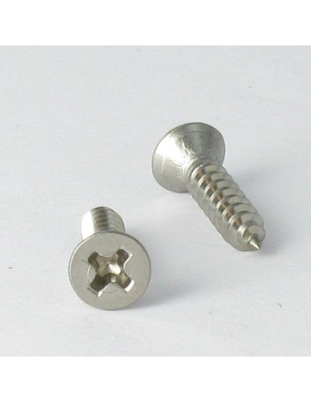 1 x Vis tôle Tête fraisée Phillips 3.5X16 Inox A2