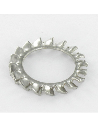 Rondelle éventail Inox A4 à dentures extérieures AZ M3X6X0.4