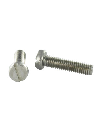 Vis métaux Tête cylindrique TC Fendue M4X10 Inox A4
