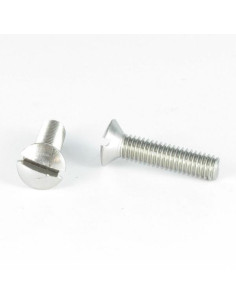 Vis métaux Tête fraisée bombée TFB Fendue M3X16 Inox A4...