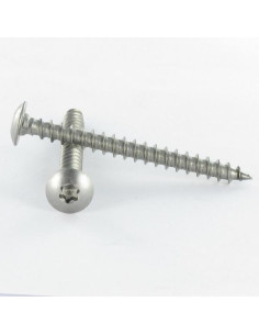 Vis Penture 7X45 TORX T30 Filetage total Inox A4