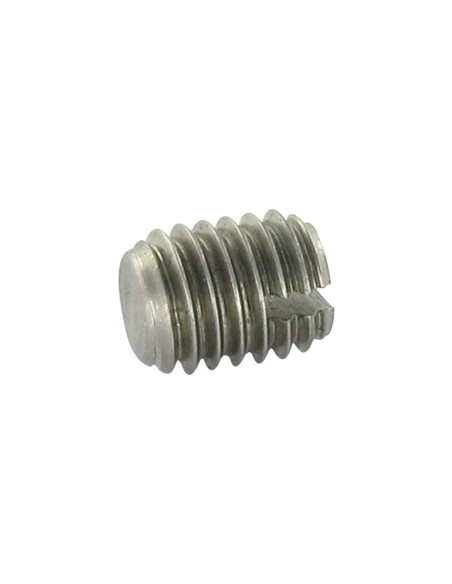 1 x Vis métaux Sans tête Fendue Bout téton Plate M1.6X6 Inox A2 microvis