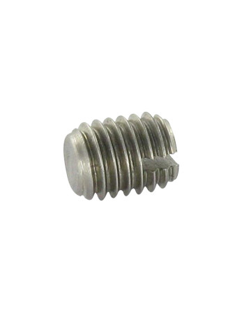 Vis métaux Sans tête Fendue Bout téton Plate M3X4 Inox A2 microvis
