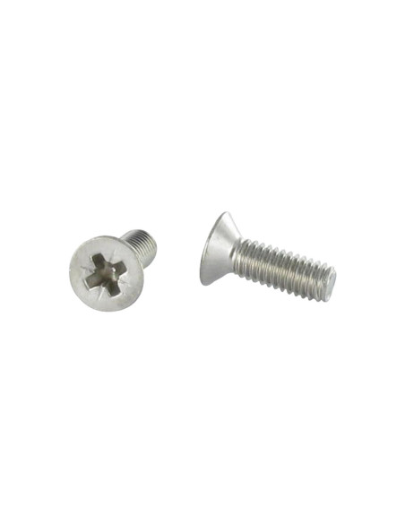 1 x Vis métaux Tête fraisée Phillips n° 1 M3X30 Inox A2 microvis