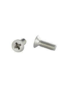 Vis métaux Tête fraisée Phillips n° 3 M6X20 Inox A2