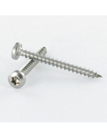 VBA Vis bois agglo Tête ronde TR TORX T15 3.5X20 Inox A4