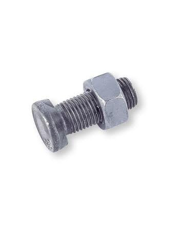 Boulon de charrue Tête fraisée M14X35 2 Ergots Classe 8.8 Acier zingué