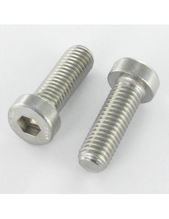 Vis métaux CHC BTR Tête basse Clé de 4 HC4 M6X25 Filetée sur 18 Inox A2