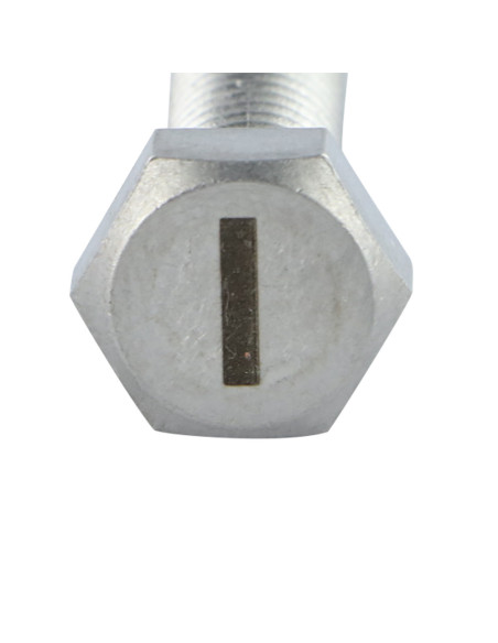 1 x Vis métaux Tête hexagonale TH 8X35 Inox A4 avec gravure de lettre "I"