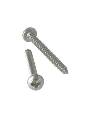 VBA Vis bois agglo Tête ronde TR Pozi 4X20 Inox A4