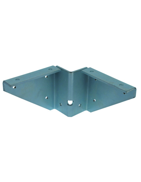1 x Ferrure de table PIED RECTANGLE Acier zingué