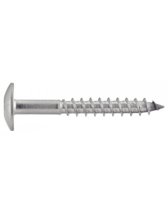 Vis de facade TORX T20 5.5X60 Diamètre de tête: 12.3 Inox A2