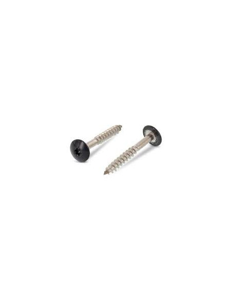 1 x Vis de facade TORX T20 5.5X38 Diamètre de tête: 12.3 Inox A2 RAL7016 gris anthracite
