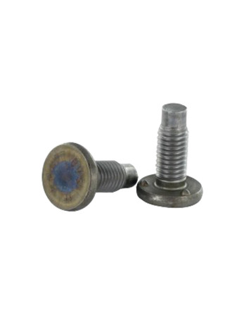 Vis métaux Tête fraisée M10X40 Filetée sur 30 2 PICOTS Inox A2