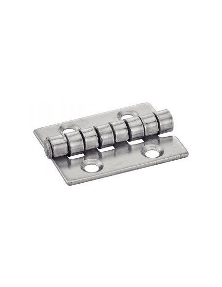 1 x Charnière Type H 4 trous Inox A2 30X40