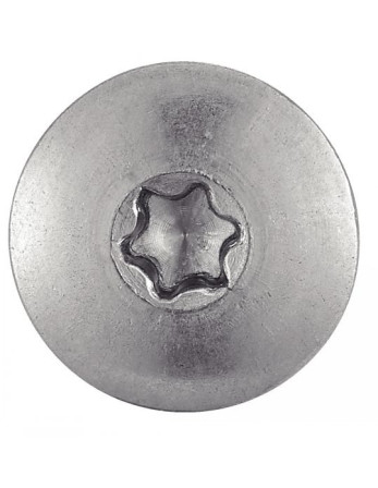 Vis de facade TORX T20 5.5X45 Diamètre de tête: 12.3 Inox A2