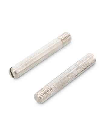 Vis métaux Sans tête Fendue Bout téton Plate Filetage partiel M6X16 Filetée sur 7.2 Inox A4