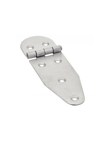1 x Charnière Type B 6 trous Inox A2 130X40