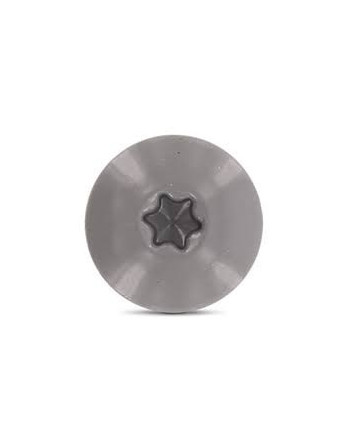 Vis de facade TORX T20 5.5X38 Diamètre de tête: 12.3 Inox A2 RAL7037