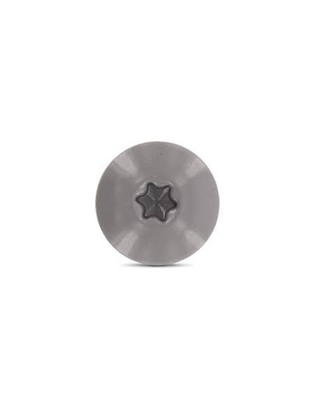 1 x Vis de facade TORX T20 5.5X38 Diamètre de tête: 12.3 Inox A2 RAL7037