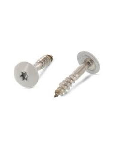 Vis de facade TORX T20 4.8X38 Diamètre de tête: 12.3 Inox...